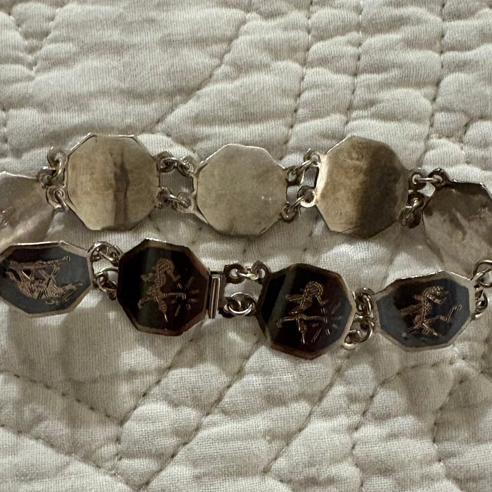 Siam Sterling Silver Bracelet